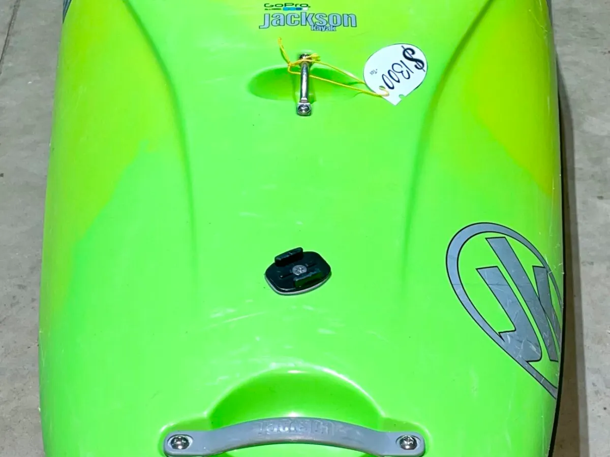 a green painted face