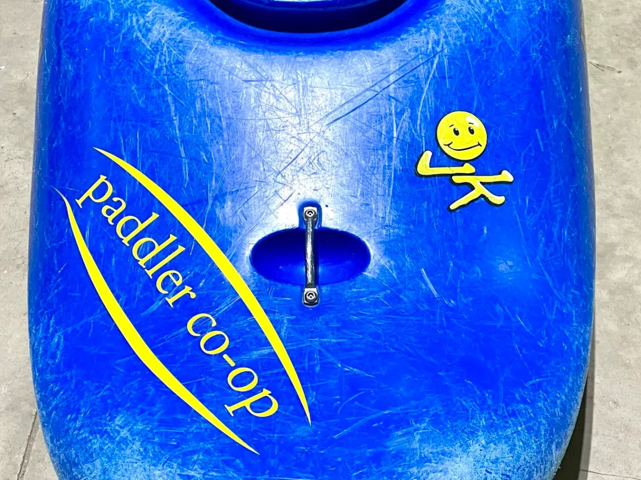 a pair of blue shoes