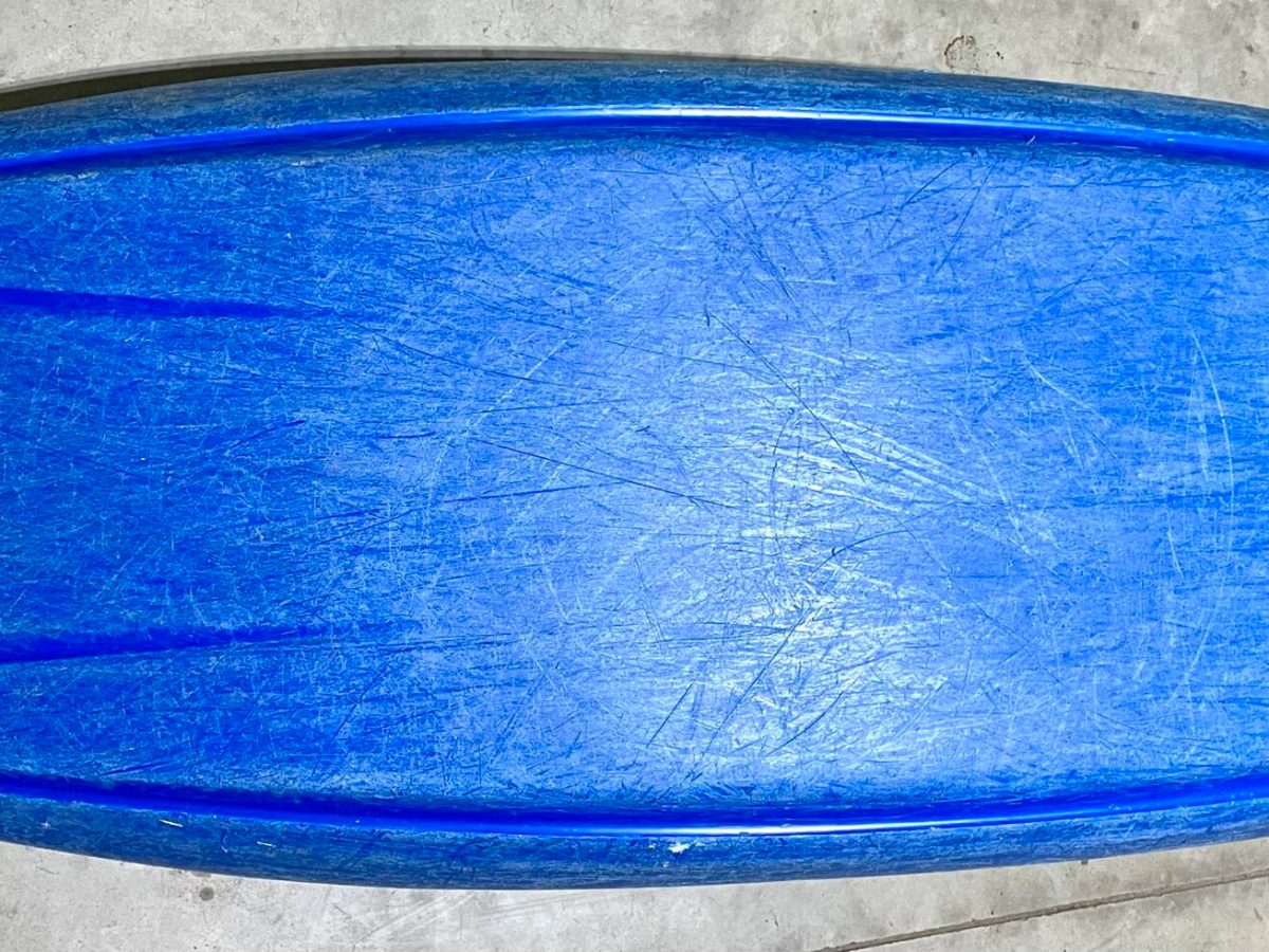 a blue pool of water